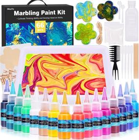 img 4 attached to 🎨 WeeYo Marbling Colors: Enhance Your Painting Skills with Fun Activities!