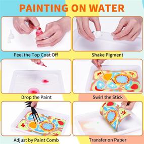 img 3 attached to 🎨 WeeYo Marbling Colors: Enhance Your Painting Skills with Fun Activities!
