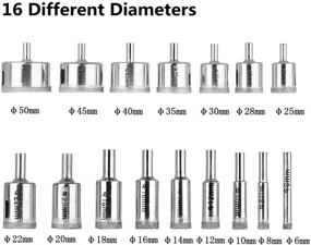 img 3 attached to Diamond Cutting Remover Porcelain - 💎 6mm to 50mm: Efficient Tool for Precise Cuts