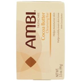 img 3 attached to 🌰 Ambi Skincare Cocoa Butter Cleansing Bar Soap—Restores Natural Moisture Balance, Visibly Evens Skin Tone, Washes Away Impurities—3.5 Ounce