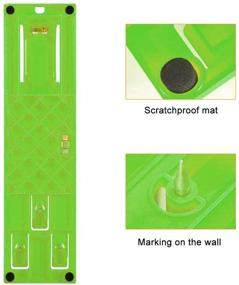 img 1 attached to 🖼️ Easy Frame Picture Hanger Wall Hanging Kit (Green) – Picture Hanging Tool with Built-in Level