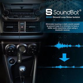 img 3 attached to 🔇 Устраните шум земляного петлевого тока с помощью адаптера SoundBot SB363 3.5 мм: фильтр треска и шума для динамиков, автомобильного аудио, адаптера Bluetooth и домашней аудиосистемы.