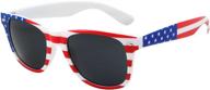 🕶️ grinderpunch classic american sunglasses: unisex accessories for boys and girls logo