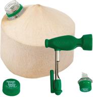 🥥 cocotaps coconut tapper: effortless opening tool + innovative sealing taps for long-lasting fresh coconut water logo