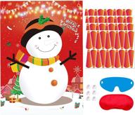 snowman christmas holiday birthday supplies logo