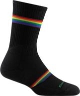 🧦 darn tough prism crew lightweight sock with cushion - women's: the perfect comfort and style combination logo