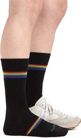 img 1 attached to 🧦 Darn Tough Prism Crew Lightweight Sock with Cushion - Women's: The Perfect Comfort and Style Combination