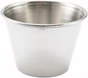 img 1 attached to 🍅 12-Pack Stainless Steel 2.5 Oz. Sauce Cups