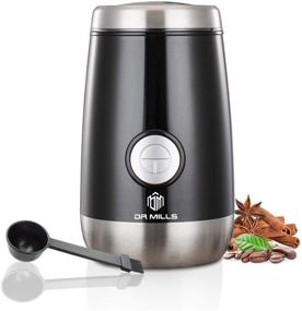 img 4 attached to ☕️ DR MILLS DM-7445 Electric Dried Spice and Coffee Grinder: Powerful SUS304 Stainless Steel Blade & Cup