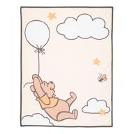 🧸 disney baby winnie the pooh picture perfect sherpa baby blanket by lambs & ivy: a cozy and adorable must-have logo