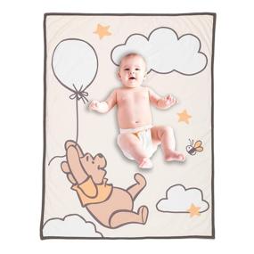 img 3 attached to 🧸 Disney Baby Winnie The Pooh Picture Perfect Sherpa Baby Blanket by Lambs & Ivy: A Cozy and Adorable Must-Have