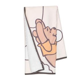 img 1 attached to 🧸 Disney Baby Winnie The Pooh Picture Perfect Sherpa Baby Blanket by Lambs & Ivy: A Cozy and Adorable Must-Have