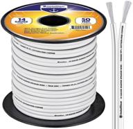 🔊 high performance 14 gauge tinned ofc heavy duty boat marine speaker wire, 50ft logo