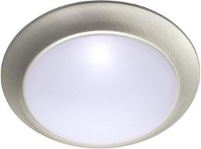 img 2 attached to Yeuloum LED Flush Mount Ceiling Light Fixture, 2-Pack, Multi-Color Adjustable, Dimmable, 7-Inch, 11.5W 900 Lumen, Nickel Finish - Illuminate Your Space with Style