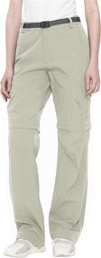 img 3 attached to Quick-Dry Stretch Convertible Hiking 👖 Pants for Women by Little Donkey Andy