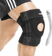 🏋️ berter open patella knee brace: stabilizer neoprene support for men women - running, basketball, meniscus tear, arthritis, acl - joint pain relief логотип