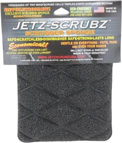 img 2 attached to 🧽 Efficient Cleaning with The Original Magic Jetz Scrubz J27 Scrubber Sponge Rectangle, Pack of 3