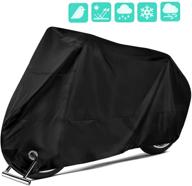 190t nylon motorcycle cover waterproof outdoor - anti rust rain snow uv protection motorbike cover with lock-holes, xxl size - overwind motorcycle cover for ultimate protection logo