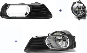 img 3 attached to FL7011 Clear Fog Lights Bumper Lamps Kit with Switch Wiring for RP Remarkable Power 2007 2008 2009 Camry