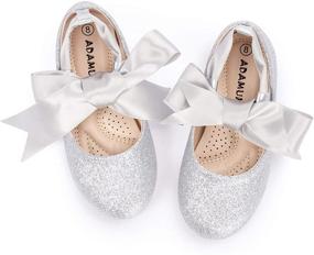 img 4 attached to 👸 Enchant the Birthday Celebration with ADAMUMU Princess Ballerina Platform Shoes