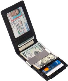 img 3 attached to Premium Carbon Fiber Leather Wallet: Stylish and Durable Money Organizer