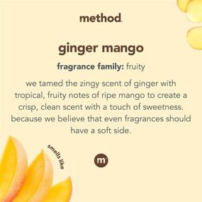 img 2 attached to 🌿 Method Fabric Softener Ginger Mango: Long-Lasting Freshness & Value Pack; 4-Count, 53.5 Ounces - Packaging May Vary