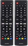 📺 azmkimi akb75095307 remote control - compatible replacement for lg tv 32lj550b, 55lj5500, 55uj6050, 43uj6200, 43uj6500, 43uj6560, 49uj6500, 49uj6560, 55uj6520, 55uj6540, 55uj6580, 60uj6540 (pack of 2) logo