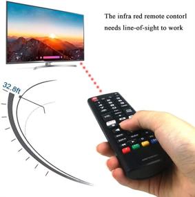 img 1 attached to 📺 AZMKIMI AKB75095307 Remote Control - Compatible Replacement for LG TV 32LJ550B, 55LJ5500, 55UJ6050, 43UJ6200, 43UJ6500, 43UJ6560, 49UJ6500, 49UJ6560, 55UJ6520, 55UJ6540, 55UJ6580, 60UJ6540 (Pack of 2)