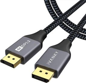 img 4 attached to Braided High Speed DisplayPort Cable: Perfectly Compatible with Display Devices