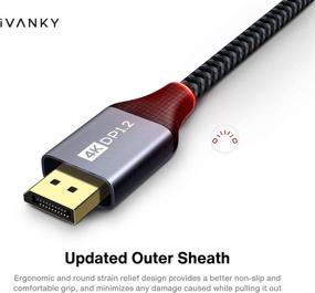 img 2 attached to Braided High Speed DisplayPort Cable: Perfectly Compatible with Display Devices