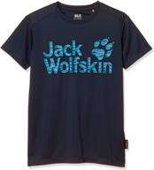 🌴 adventure-ready: jack wolfskin jungle t-shirt sleeve boys' clothing - tops, tees & shirts logo