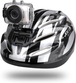 img 4 attached to 📸 High-Definition Sport Action Camera by Gear Pro - 1080p 720p Wide-Angle Camcorder With 2.0 Touch Screen - SD Card Slot, USB Plug and Mic - All Mounting Gear Included - Ideal for Biking, Riding, Racing, Skiing, Water Sports, and More (Silver)