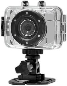 img 3 attached to 📸 High-Definition Sport Action Camera by Gear Pro - 1080p 720p Wide-Angle Camcorder With 2.0 Touch Screen - SD Card Slot, USB Plug and Mic - All Mounting Gear Included - Ideal for Biking, Riding, Racing, Skiing, Water Sports, and More (Silver)