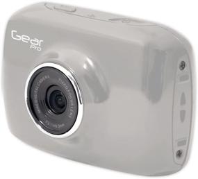 img 2 attached to 📸 High-Definition Sport Action Camera by Gear Pro - 1080p 720p Wide-Angle Camcorder With 2.0 Touch Screen - SD Card Slot, USB Plug and Mic - All Mounting Gear Included - Ideal for Biking, Riding, Racing, Skiing, Water Sports, and More (Silver)