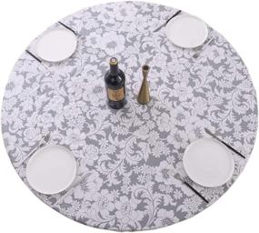 img 4 attached to 🌊 Premium Wipeable Tablecloth: Waterproof, Oil Proof, Stain Resistant