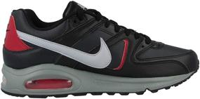 img 2 attached to Stylish and Comfortable: NIKE Men's Sneakers in Black and Gray for Athletic Performance