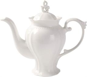 img 4 attached to ☕ Exquisite Porcelain English Teapot Coffee Victoria: Timeless Elegance & Superior Brew