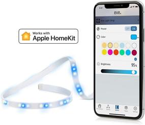 img 3 attached to 💡 Eve Light Strip - Apple HomeKit Smart Home LED Lights Strip, Full Color Spectrum & White, 1800 Lumens