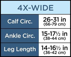 img 3 attached to 🩲Оптимальные носки для профессионального здоровья и безопасности с ультраширокими манжетами для икры