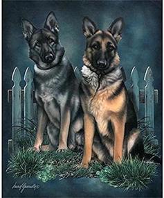 img 3 attached to 🐶 Cozy Up with German Shepherds Dog JQ Signature Plush Queen Blanket - Dedication Design