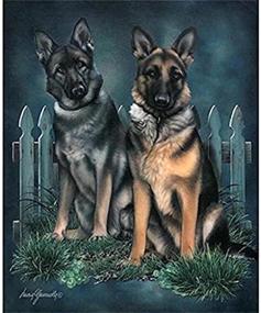 img 4 attached to 🐶 Cozy Up with German Shepherds Dog JQ Signature Plush Queen Blanket - Dedication Design