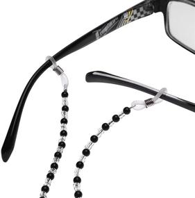 img 1 attached to 👓 Dress Up Your Eyewear with Onwon's Stylish Beaded Eyeglass Chain