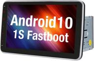 🚗 vanku 10.1" андроид 10 двойная автомобильная стереосистема: fastboot, gps, wifi, android auto, камера заднего вида, usb sd, съемный сенсорный экран логотип