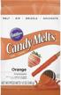 wilton orange candy melts oz logo