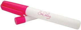 img 3 attached to 🎀 Sue Daley Designs 10-дюймовый набор вращающегося режущего коврика в розовом цвете с клеевым ручкой для ткани