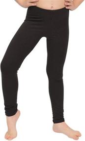 img 3 attached to 👖 Stretch Leggings Length Girls' Clothing with Multiple Choices