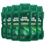 🚿мужской гель для душа irish spring с алое вера - 18 жидких унций (6 штук): гидратация и очищение для мужчин логотип