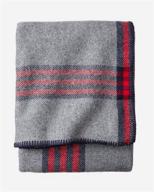 🏕️ eco-wise camp plaid xl twin blanket by pendleton - optimal for seo logo