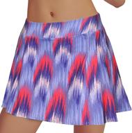 women's golf skirt tennis skort rainbow tree pleated with inner side pockets - ideal for indoor exercise, runs larger логотип