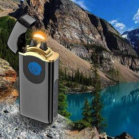 img 3 attached to 🔥 USB Rechargeable Plasma Electric Cool Lighter - Big Arc Lighter with Magical 'Flame' (Black)